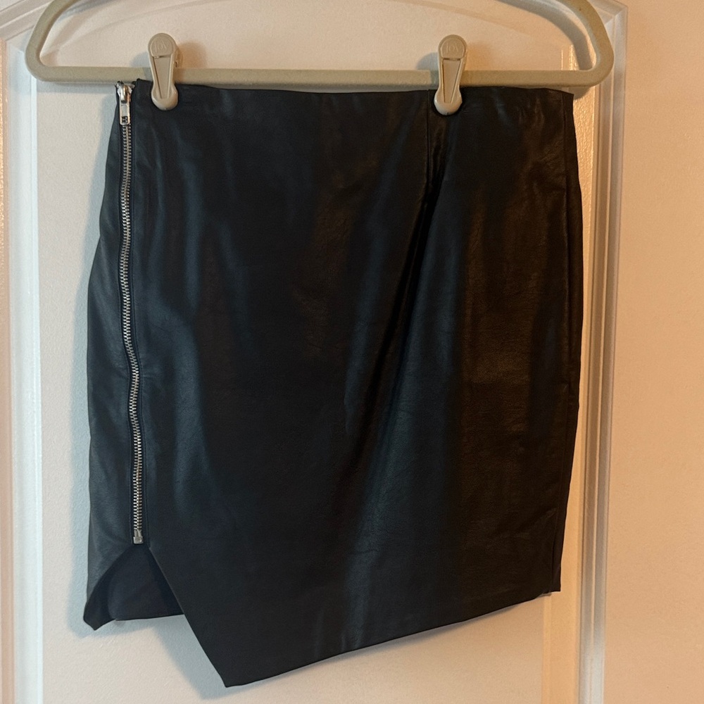 Black Leather Skirt